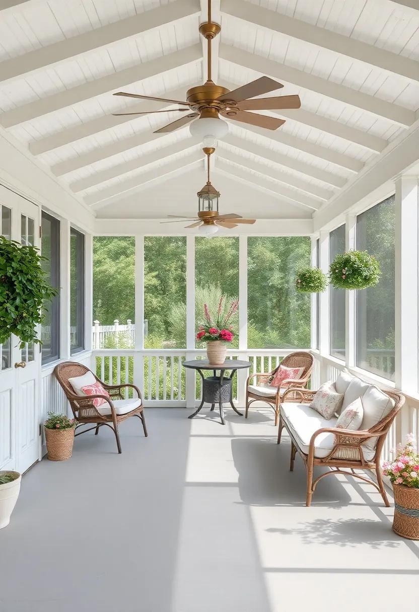 Timeless Charm: Elegant Vintage Screened Porch Ideas for Your Home Retreat