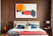 Curating Comfort: Designing an Eclectic Bedroom with Bold Modern Art