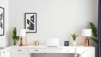Elevate Your Workspace: Embracing Art Deco Elegance in Home Office Designs