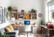 Embracing Chaos: Designing a Maximalist Eclectic Home Office that Inspires Creativity