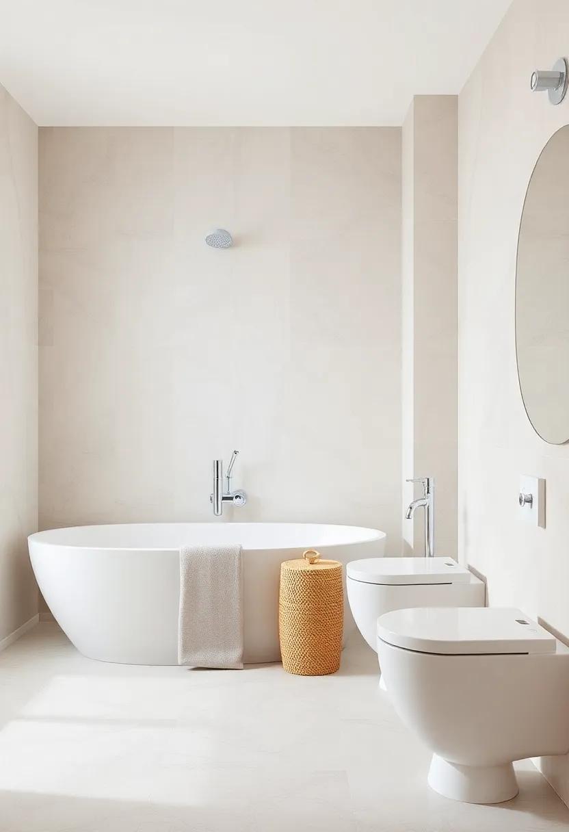 Elevate Your Space: Stunning Bathroom Wall Designs in Calm Neutral Tones