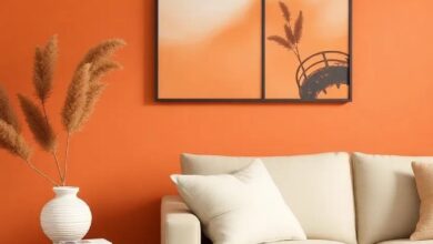 Elevate Your Space: The Beauty of Muted Orange and Soft Ivory Home Accents