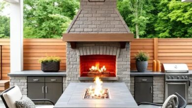 Transform Your Backyard: Inspiring Outdoor Kitchen Fireplace Ideas for Every Home