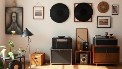 Timeless Tunes: Designing a Retro Home with Vintage Records and Musical Charm