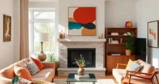 Timeless Charm: Designing a Retro Living Room with Mid-Century Artistry