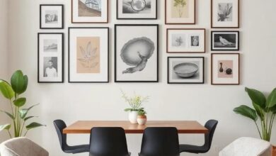 Transform Your Dining Space: Inspiring Gallery Wall Ideas for Every Taste