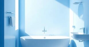 Embracing Serenity: The Allure of a Tranquil Blue Bathroom Oasis