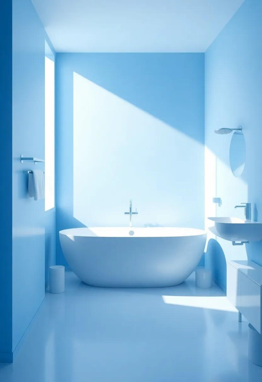 Embracing Serenity: The Allure of a Tranquil Blue Bathroom Oasis