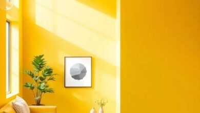 Bringing Warmth to Modern Spaces: The Allure of Mustard Yellow Accent Walls