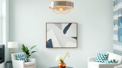 Embracing Variety: Designing an Eclectic Living Room with Geometric Patterns