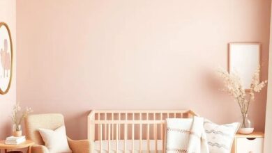 Creating Dreamy Spaces: A Look Inside Peach and Ivory Girls Nursery