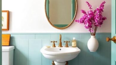 Chic and Whimsical: Transform Your Powder Room with These Unique Decorating Ideas