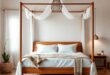 Transform Your Space: Embrace the Boho Vibes with a Cozy Canopy Bed Oasis