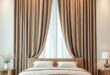 Transform Your Master Bedroom: The Elegance of Luxurious Curtain Draperies