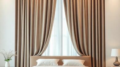 Transform Your Master Bedroom: The Elegance of Luxurious Curtain Draperies