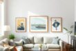 Reviving Nostalgia: Curating a Vintage Living Room with Retro Art Prints