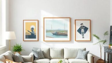 Reviving Nostalgia: Curating a Vintage Living Room with Retro Art Prints