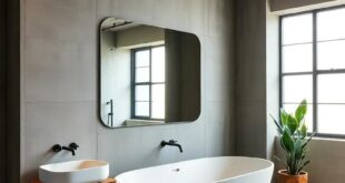 Transforming Spaces: Embracing Concrete Accents in Industrial Bathroom Design