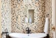 22 Charming Ideas for a Rustic Bathroom with Mosaic Tiles