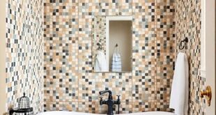 22 Charming Ideas for a Rustic Bathroom with Mosaic Tiles