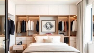 23 Chic Features for a Modern Bedroom with a Walk-In Closet