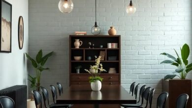 27 Retro Dining Room Ideas with Chic Industrial Touches
