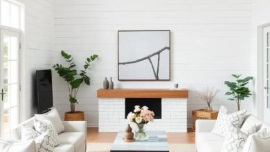 23 Inspiring Ideas for Shiplap-Walled Farmhouse Living Rooms