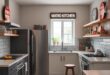 Reviving Charm: Creating a Retro Kitchen with Vintage Signage Accents