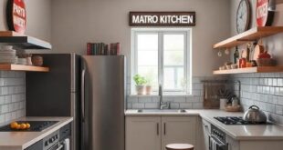 Reviving Charm: Creating a Retro Kitchen with Vintage Signage Accents