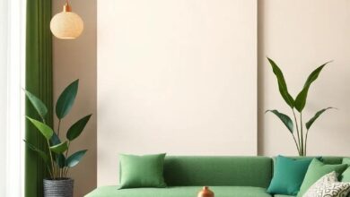 29 Serene Ways to Elevate Your Space with Luxury Green and Beige Calming Decor