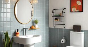 Embracing the Fusion: Designing an Eclectic Bathroom with Modern Retro Charm