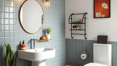 Embracing the Fusion: Designing an Eclectic Bathroom with Modern Retro Charm