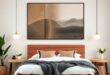 27 Inspiring Bedroom Wall Art Ideas Featuring Warm Wood Accents for a Cozy Retreat
