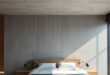 Embracing Raw Concrete: A Minimalist Modern Bedroom Design Journey
