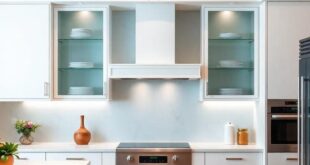 25 Stunning Ideas for Luxury Kitchens Featuring Elegant Glass-Front Cabinets