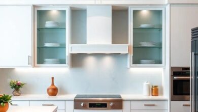 25 Stunning Ideas for Luxury Kitchens Featuring Elegant Glass-Front Cabinets