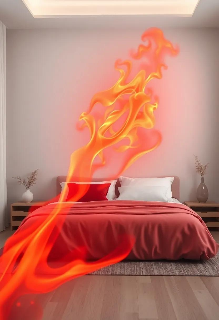 Fiery spirits: An abstract representation of ⁣flames​ in ⁣reds and oranges that evoke passion and⁣ energy