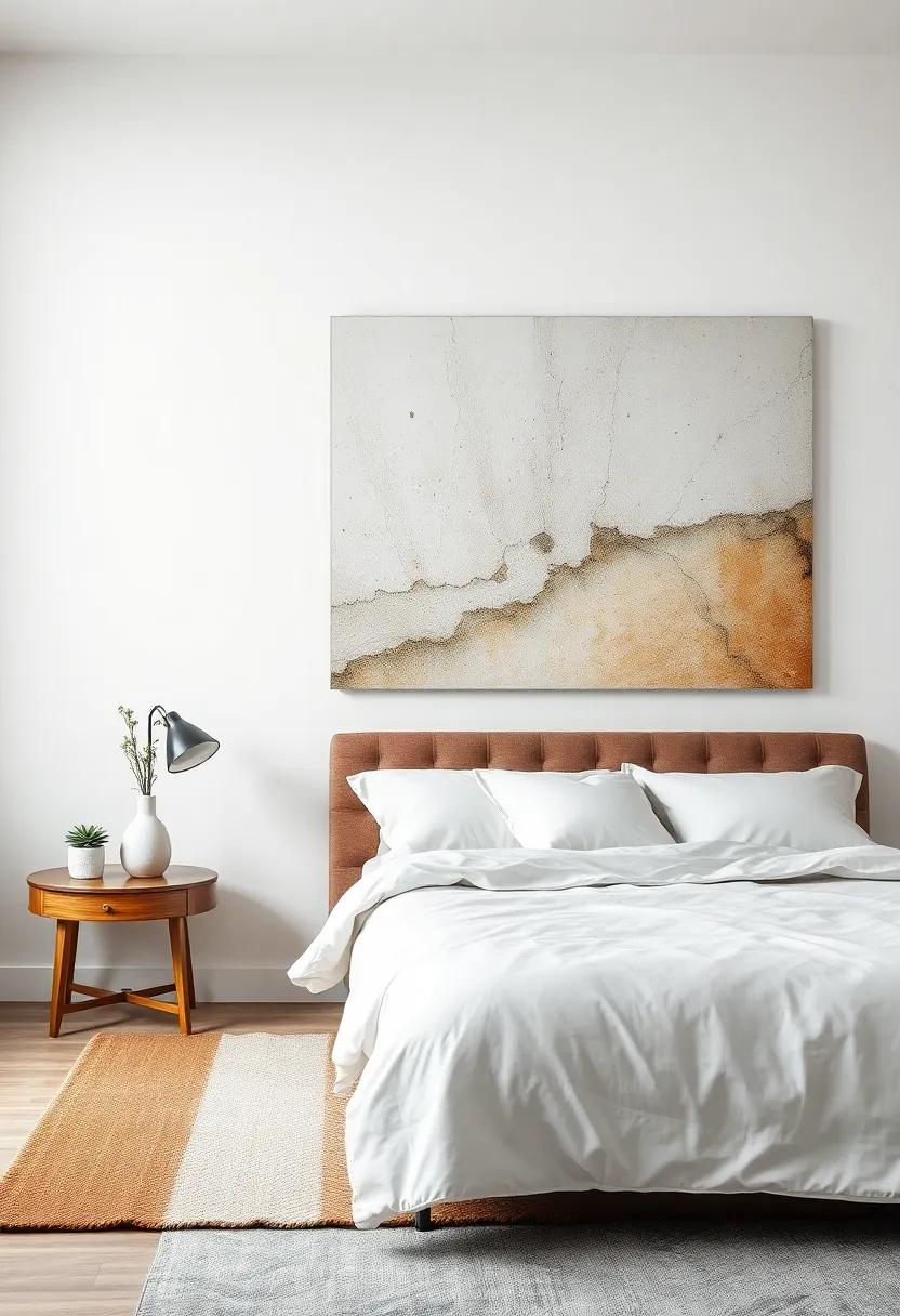 Textured Tranquility: A mixed-media⁤ piece that adds unexpected texture⁤ and depth, inviting⁣ touch ‌and intrigue