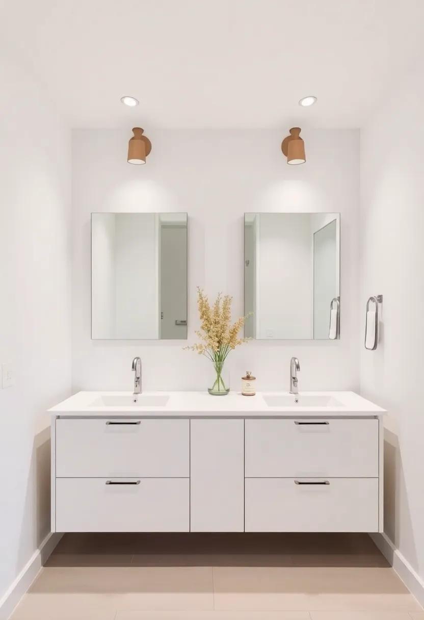 Double Trouble: Consider‌ a double sink ‌vanity for ⁣shared bathrooms⁤ to reduce ‌morning bottlenecks while ⁣enhancing space efficiency
