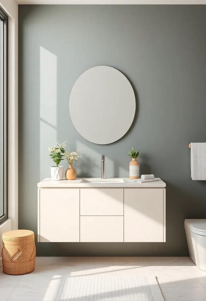 Eco-Friendly Choices: Choose sustainable materials for your vanity to make an eco-conscious statement​ while enjoying a stylish design