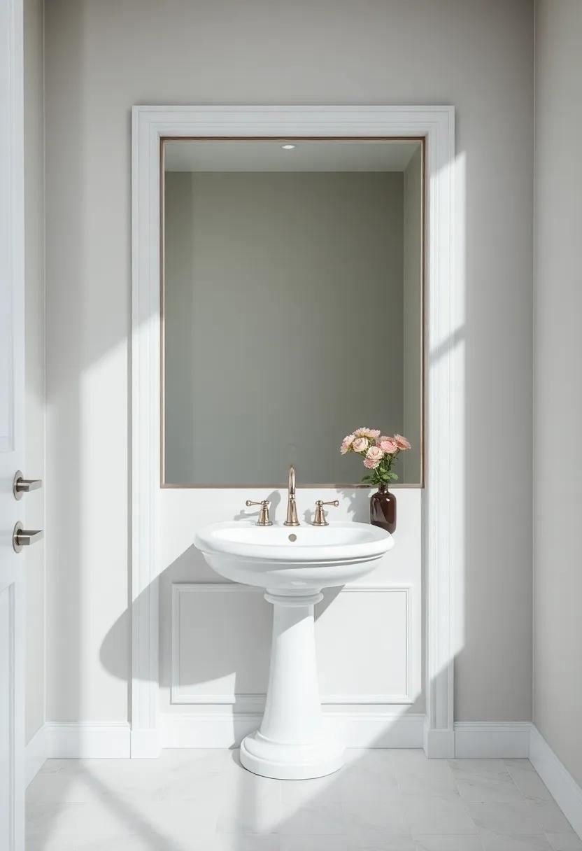 Pedestal ⁤Perfection: A pedestal sink can create a classic look​ while ​conserving floor space, ‍perfect for tiny bathrooms