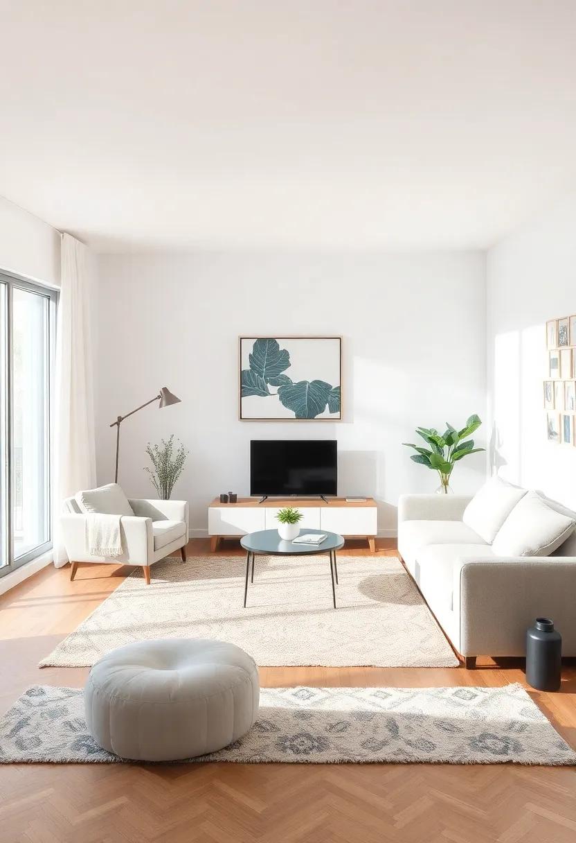 Zone Your living Room with Area Rugs for a Functional Layout