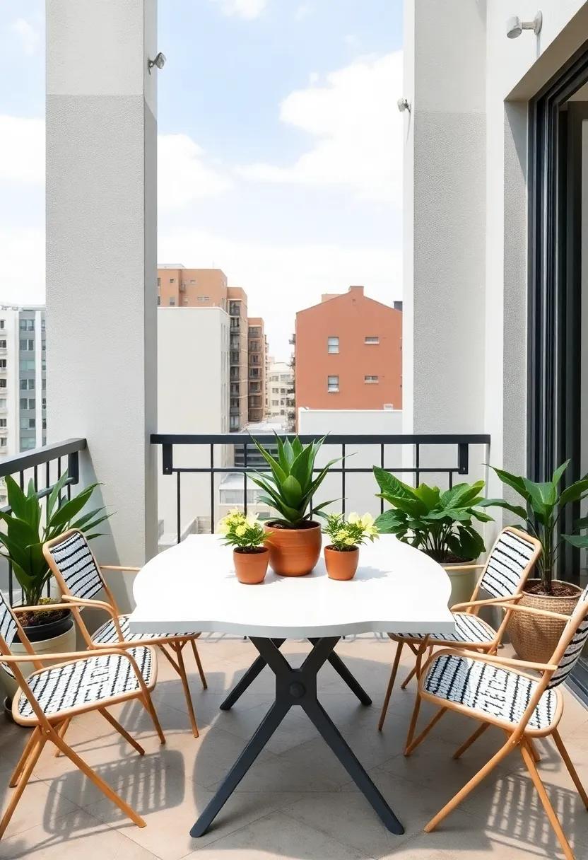 Incorporate Nature ⁢with Potted Plants as dining Centerpieces