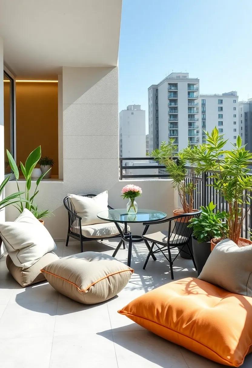 Laid-back Lounge Feel ‌with comfy Floor Cushions