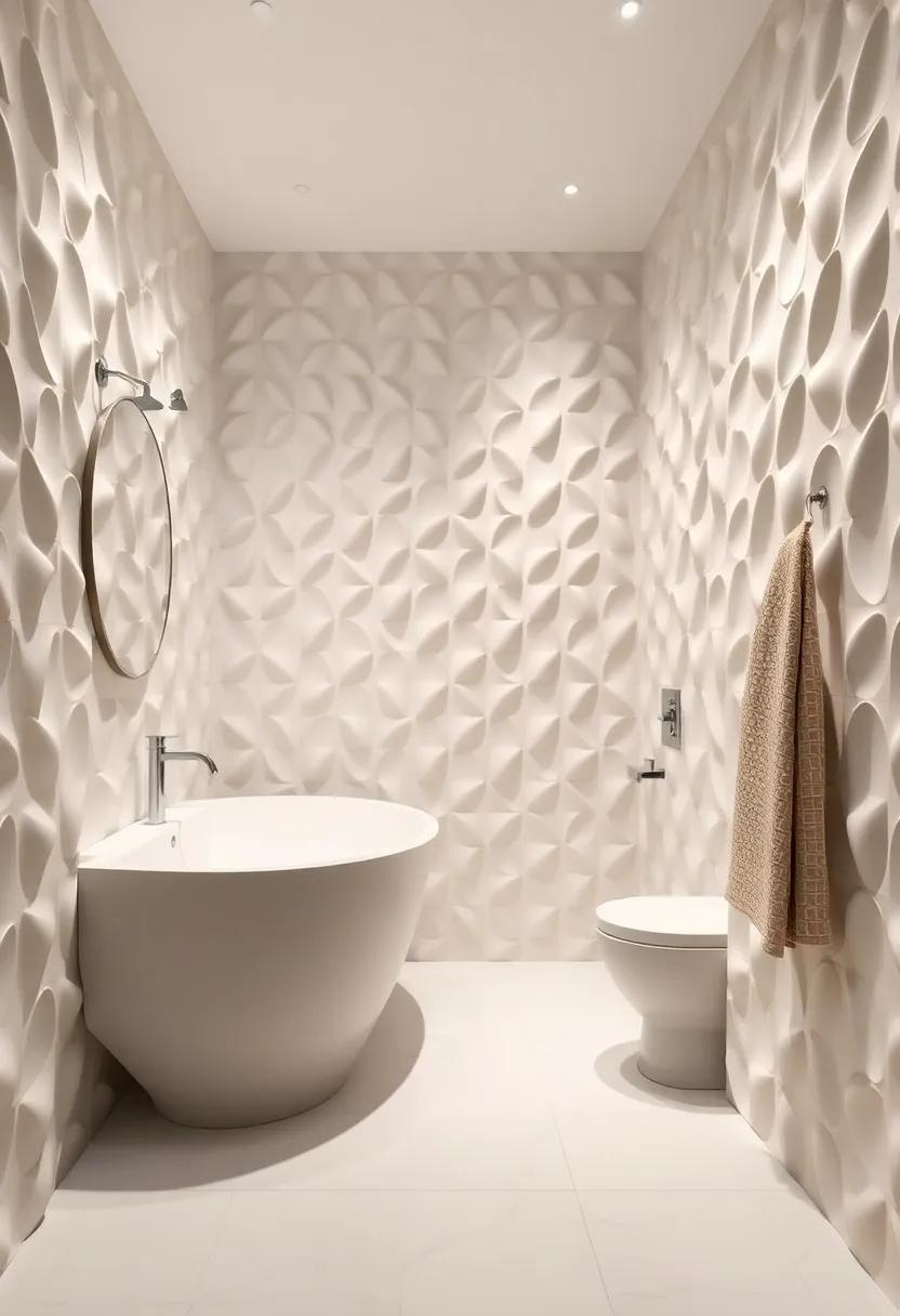 Funky texture: Experiment with three-dimensional ⁤shower curtains that add an⁤ interesting tactile element, transforming your space into a visual spectacle