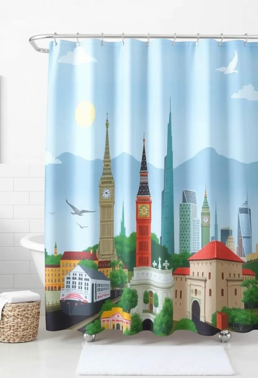 Travel-Inspired Scenes: Take a trip around the world with a curtain​ depicting‍ iconic landmarks or travel-themed graphics for the ‌adventurer⁢ at heart