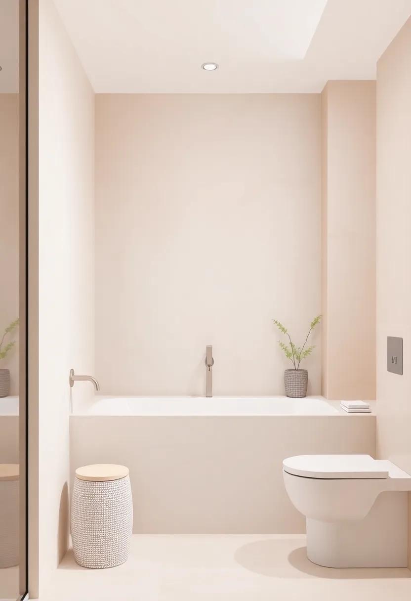 Breathable Spaces Created by Gentle ​Blush⁣ and Cream Blends