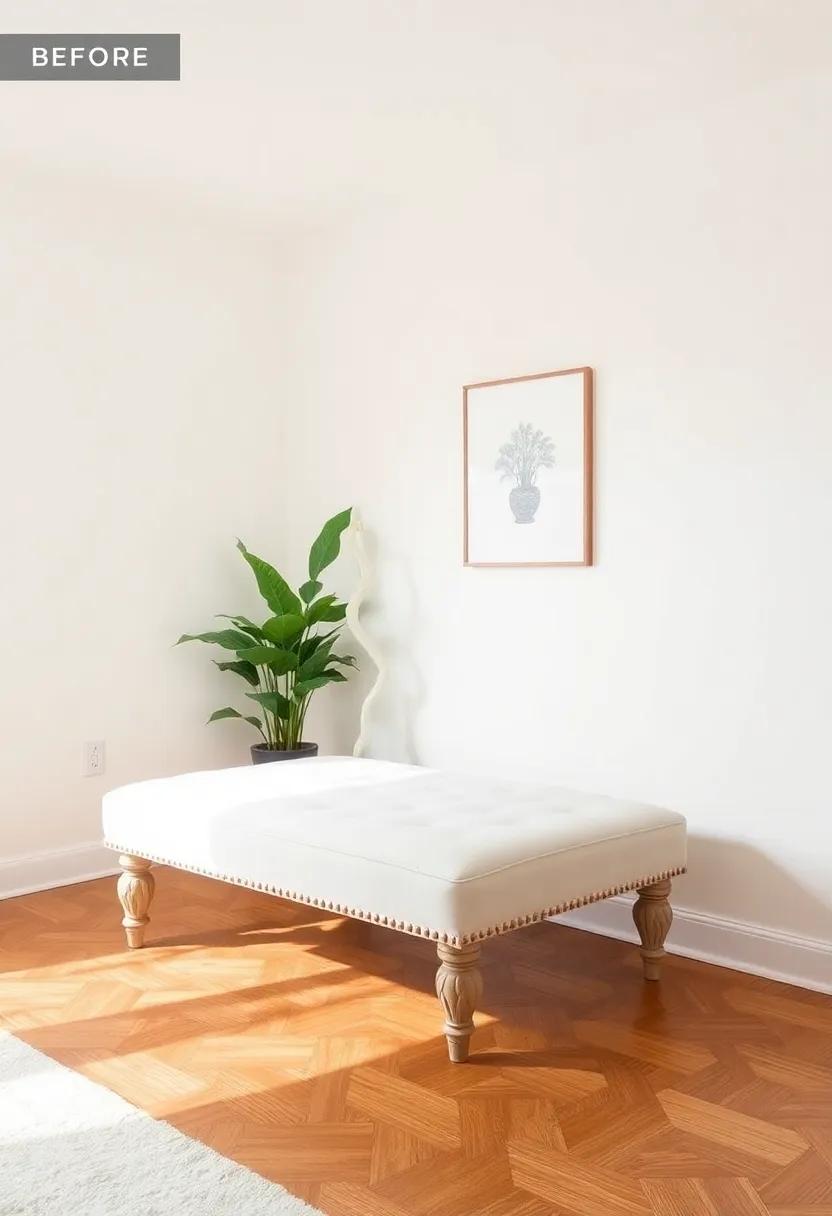 Before and After: The Impact of a Decorative Leg⁢ Bench in Your Room