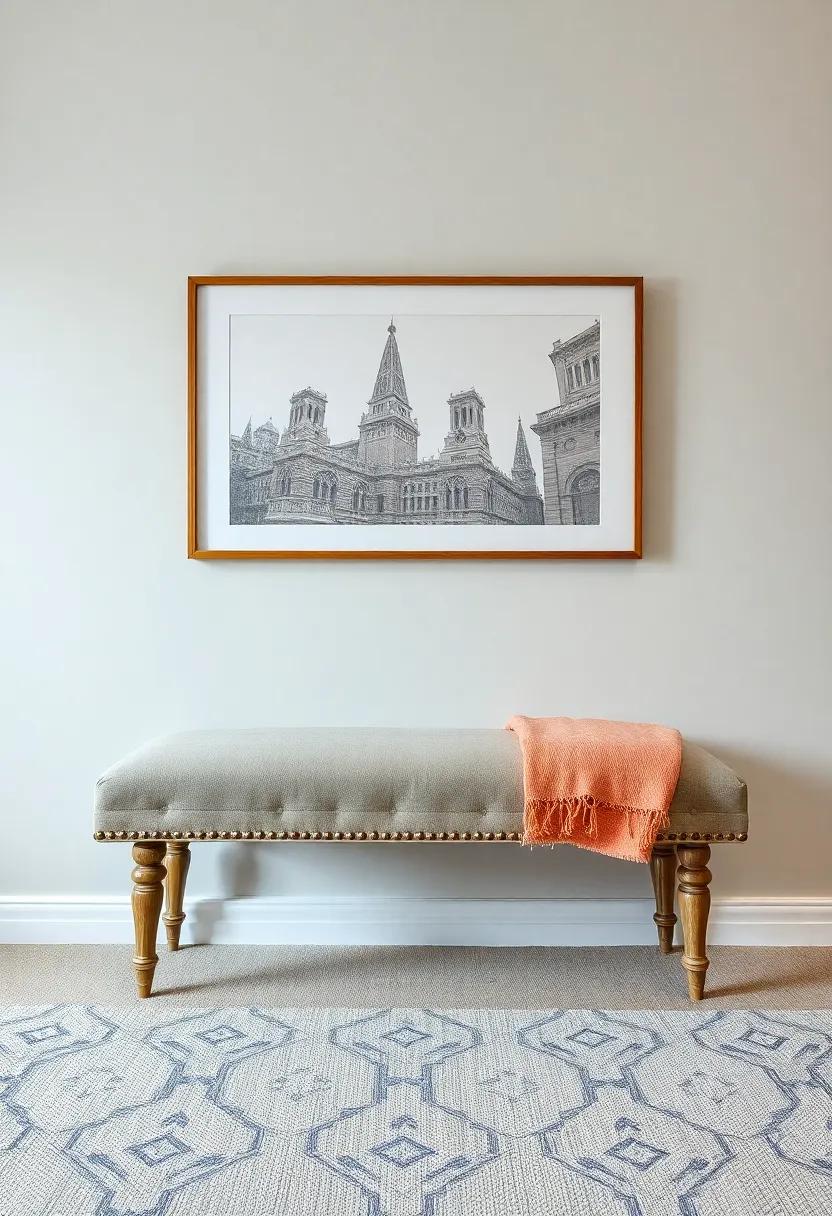 Incorporating Artwork: Surrounding⁢ Your Bench with Beautiful Wall Decor