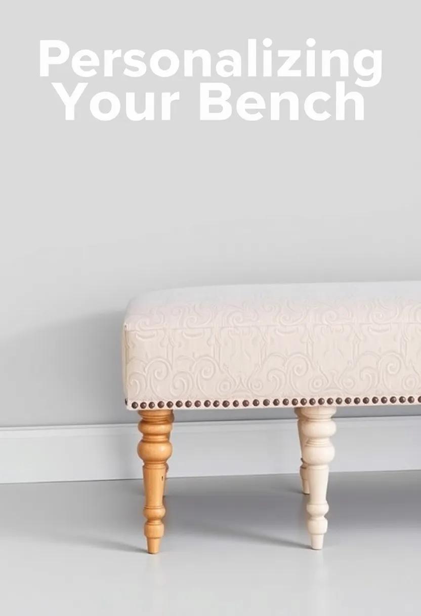 Personalizing​ Your⁤ Bench: Custom Cushions and unique Finishes